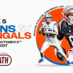 Detroit Lions VS Bengals Match Player Stats